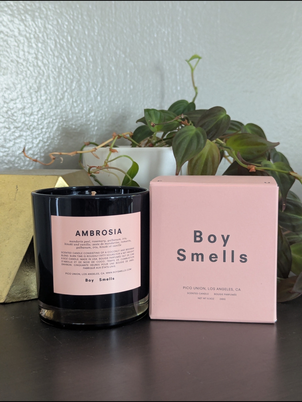 Boy Smells Ambrosia Scented Candle discontinued original packaging
